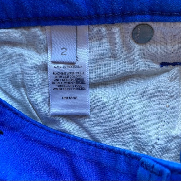 Express bright blue skinny jeans - Picture 6 of 6